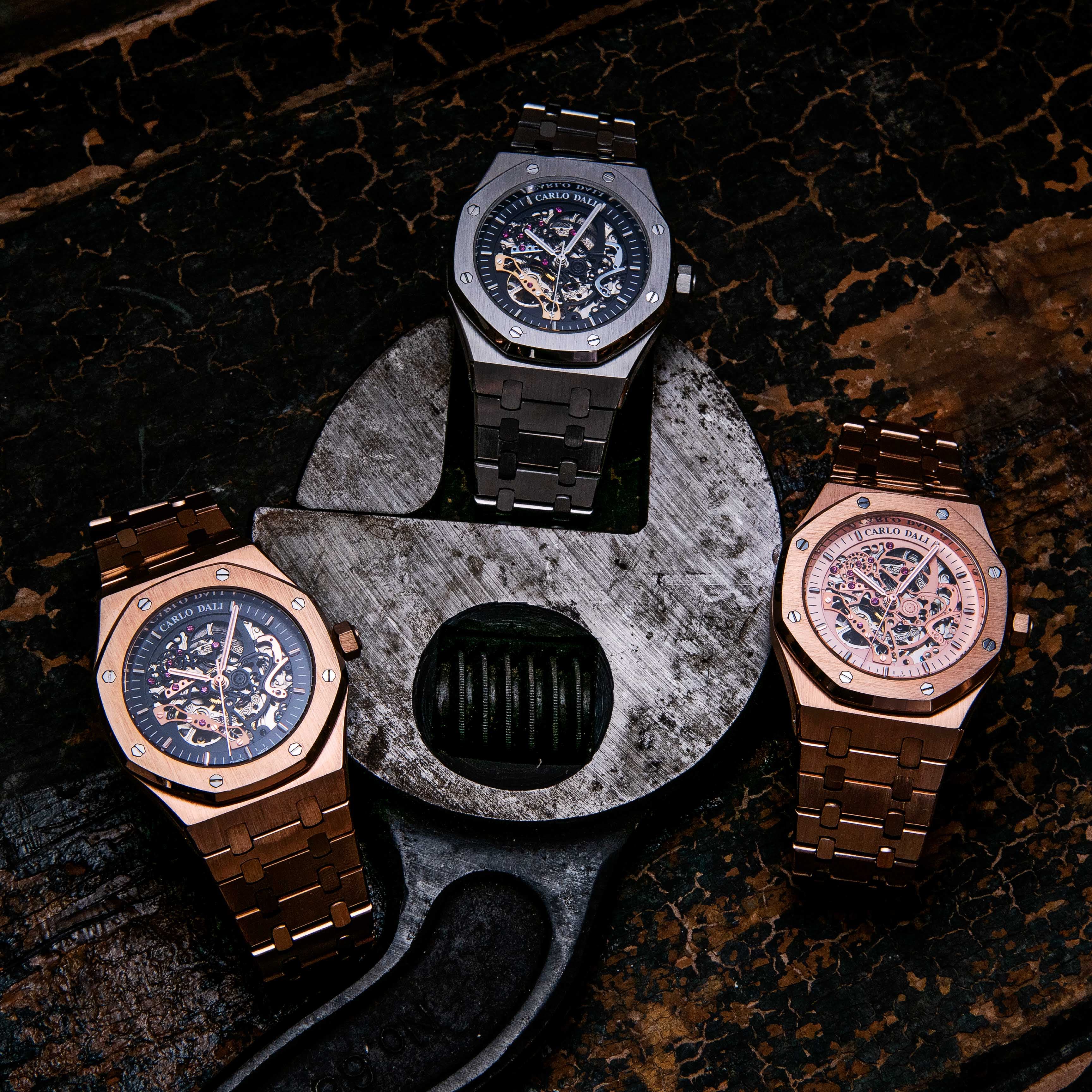Tourbillon Skeleton Rose Gold World watch thumbnail 4