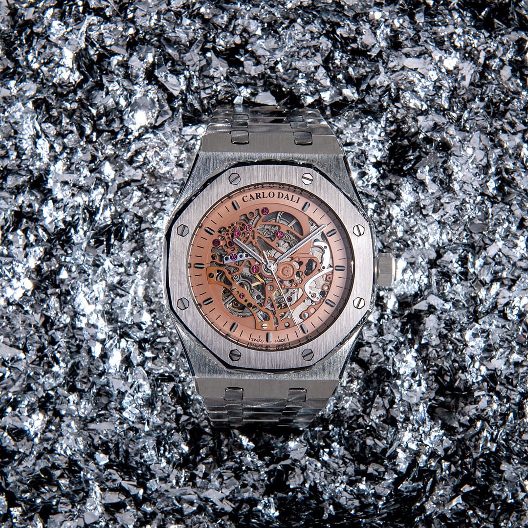 Tourbillon Skeleton Silver watch thumbnail 4