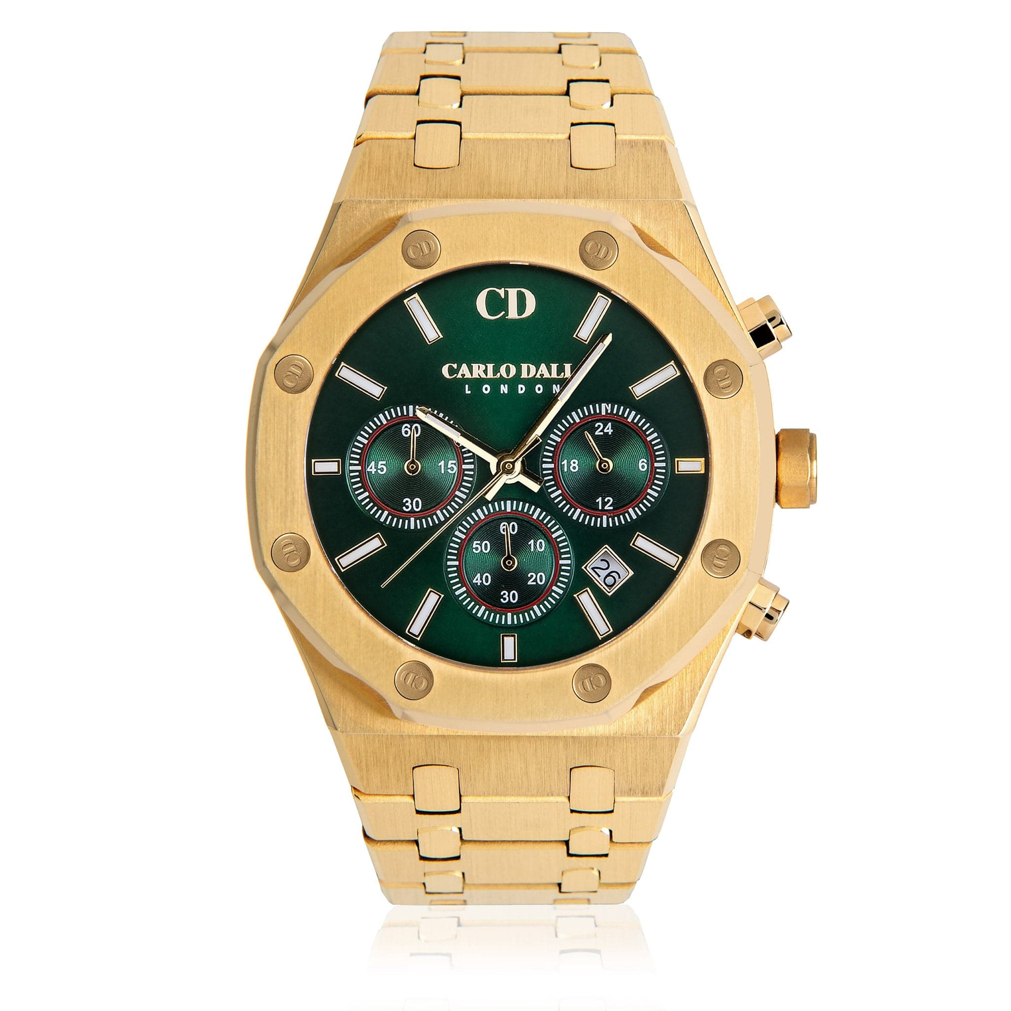 Chronograph Metal Green Watch thumbnail 2