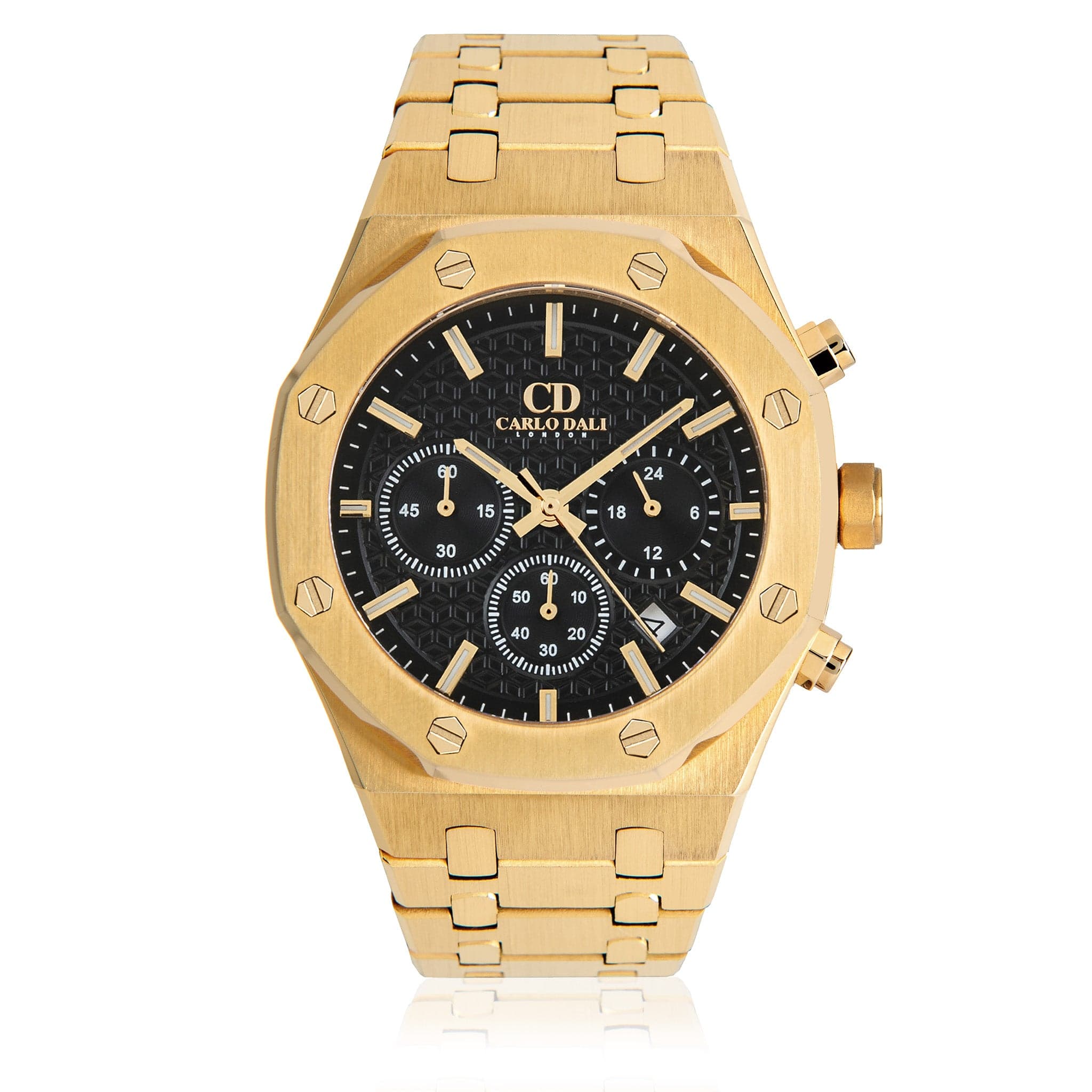 Chronograph Gold, Black Watch
