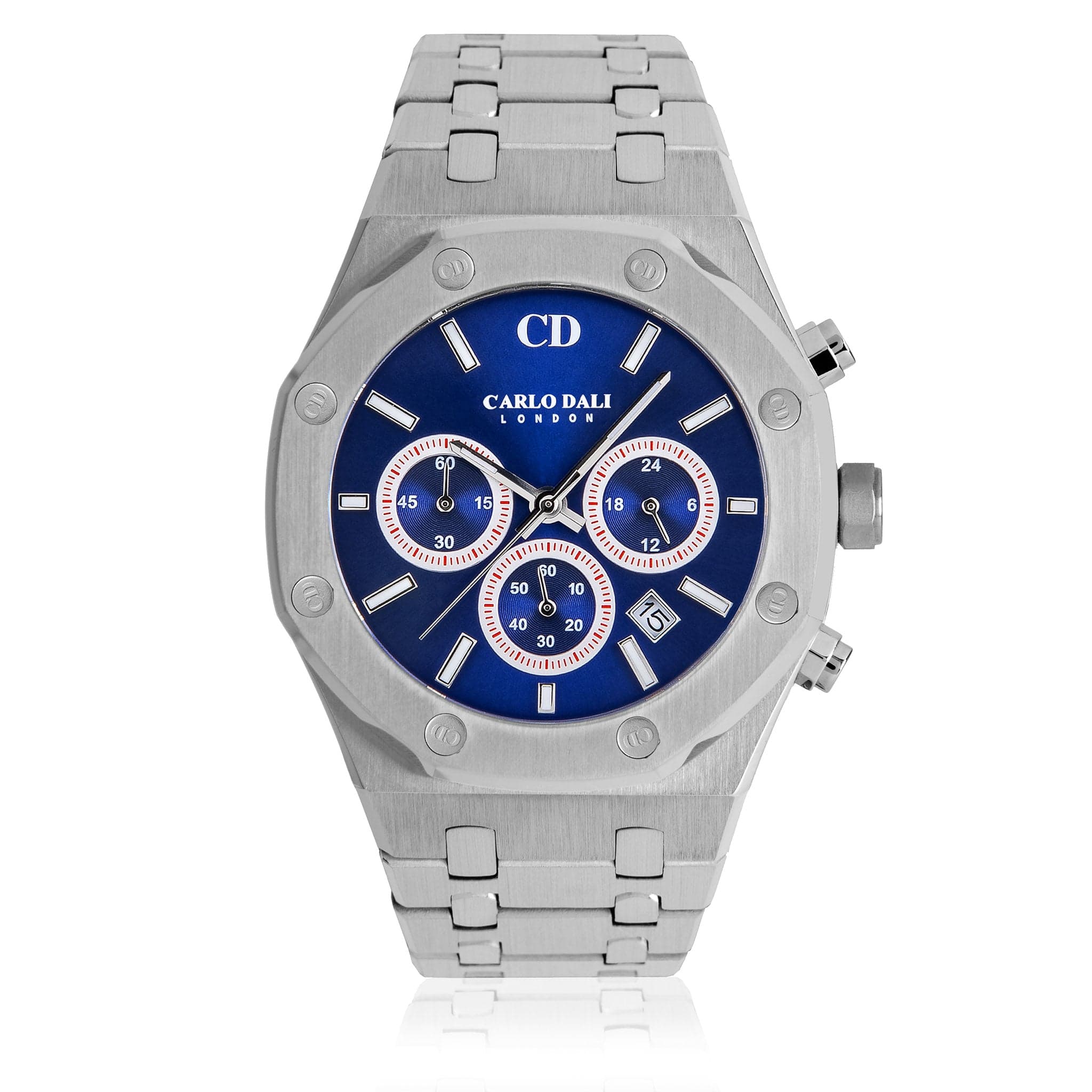 Chronograph Metal Blue Watch 2