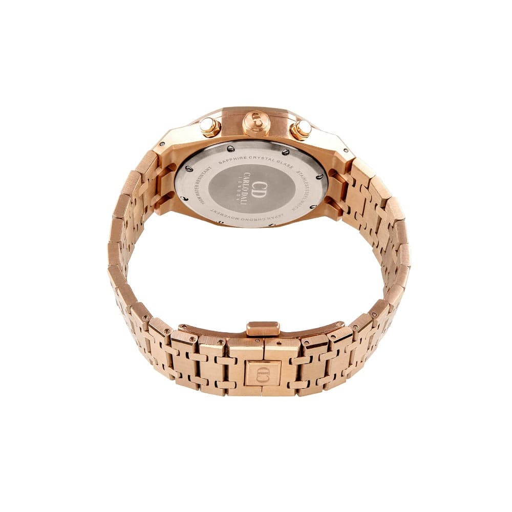 Royal Chronograph Rose Gold, Black Watch 3